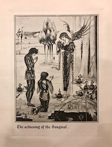 Thomas (Aubrey Beardsley ill.) Malory La Morte d'Arthur. The birth life and acts of King Arthur of his noble knights of the round table their marvellous enquests and adventures the achieving of the San Greal and in the end Le Morte Darthur with the dolourous death and departing out of this world of the all 1927 New York Dutton